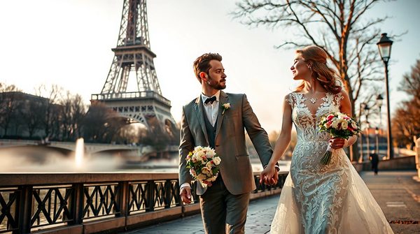 Capturez votre amour : le photographe mariage à paris idéal