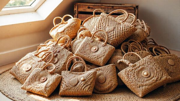 Découvrez les sacs en raphia : choix tendance en gros